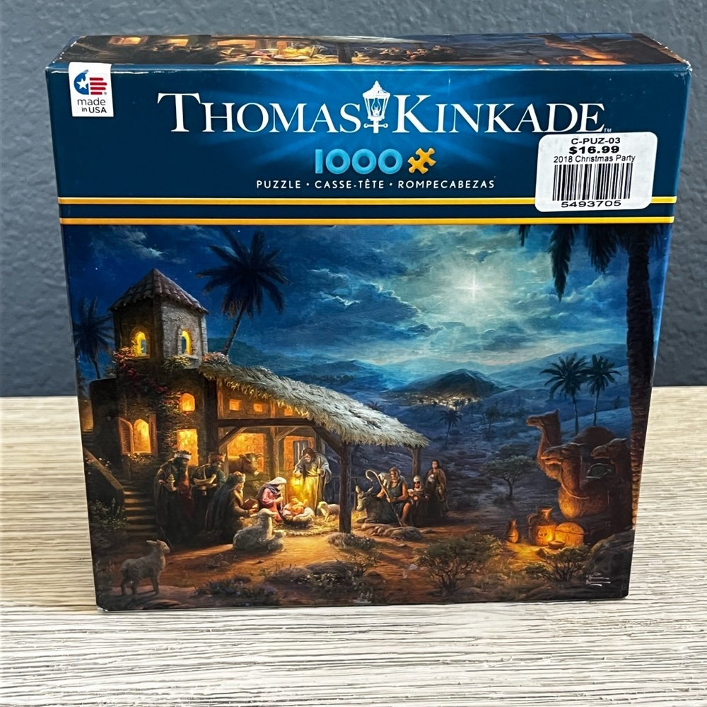 🆕 Thomas Kinkade Nativity Puzzle - 1000 Pieces